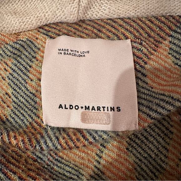 RTR Aldo Martins Naeba Geometric Multicolor Patchwork‎ Long Sleeve Cardigan Sz 2 - Picture 6 of 13